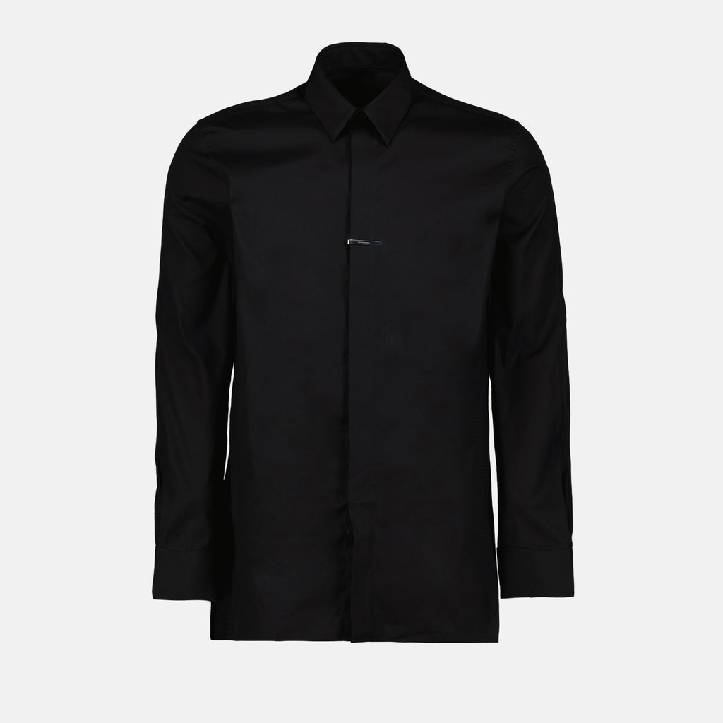 Hemden Chemise en jacquard 4G Givenchy Schwarz Homme