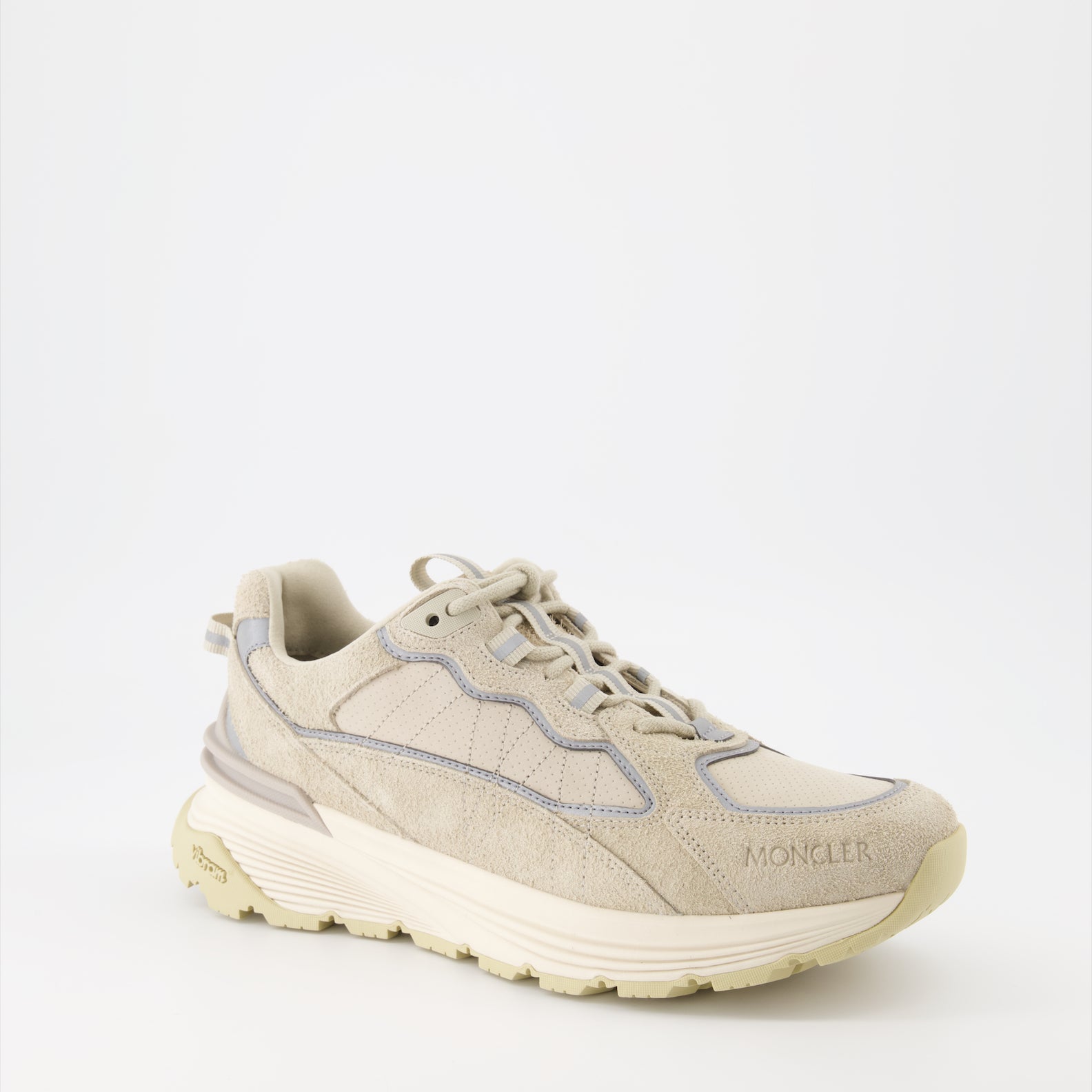 Sneaker Baskets Lite Runner Moncler Beige Homme