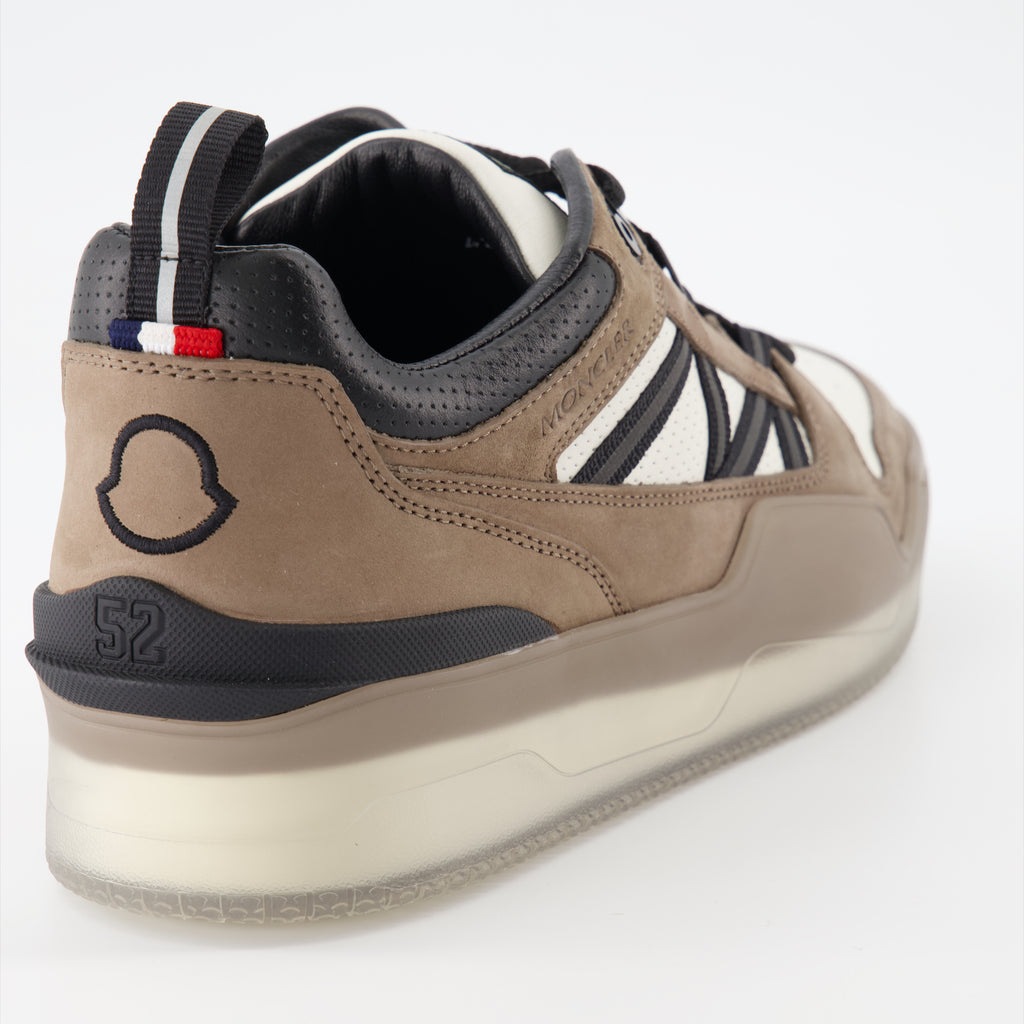 Sneaker Baskets Pivot Moncler Marrón Homme