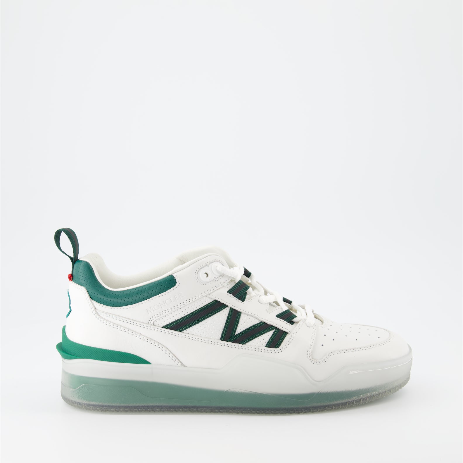 Sneaker Baskets Pivot Moncler Verde Homme