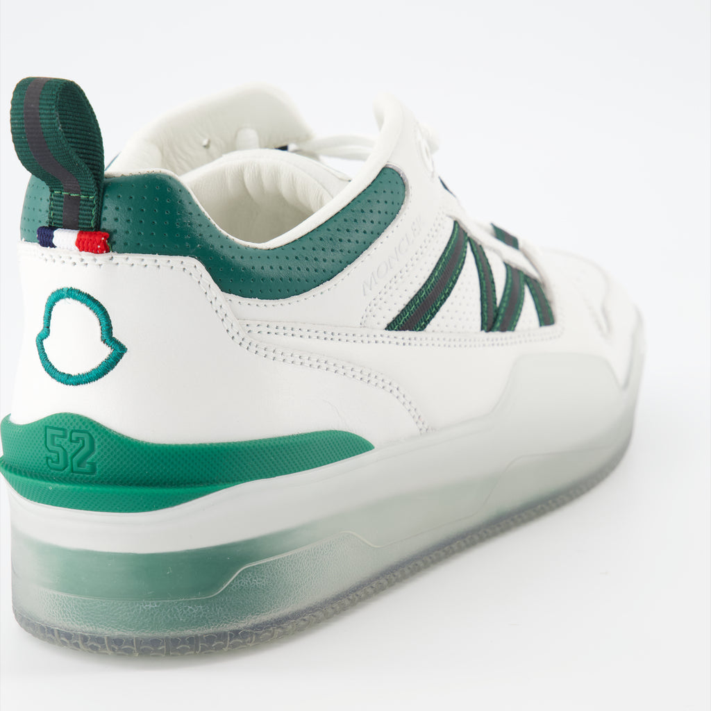 Sneaker Baskets Pivot Moncler Verde Homme