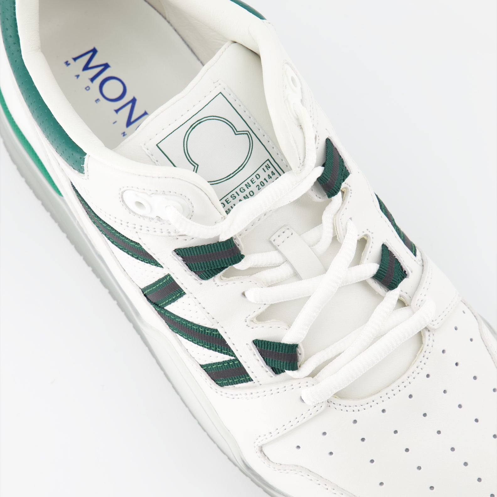 Sneaker Baskets Pivot Moncler Verde Homme