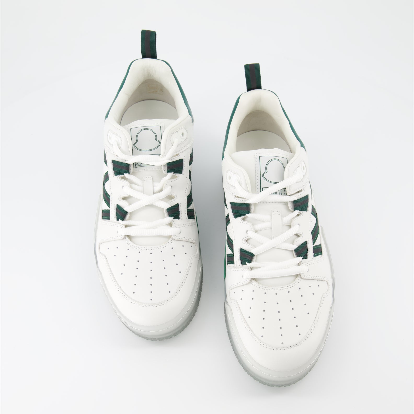 Sneaker Baskets Pivot Moncler Verde Homme