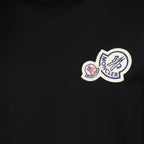T-shirts Double logo t-shirt Moncler Black Man