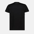 T-shirts Double logo t-shirt Moncler Black Man