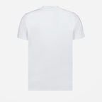 T-shirts T-shirt à double logo Moncler Blanc Homme