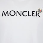 T-shirts T-shirt à double logo Moncler Blanc Homme