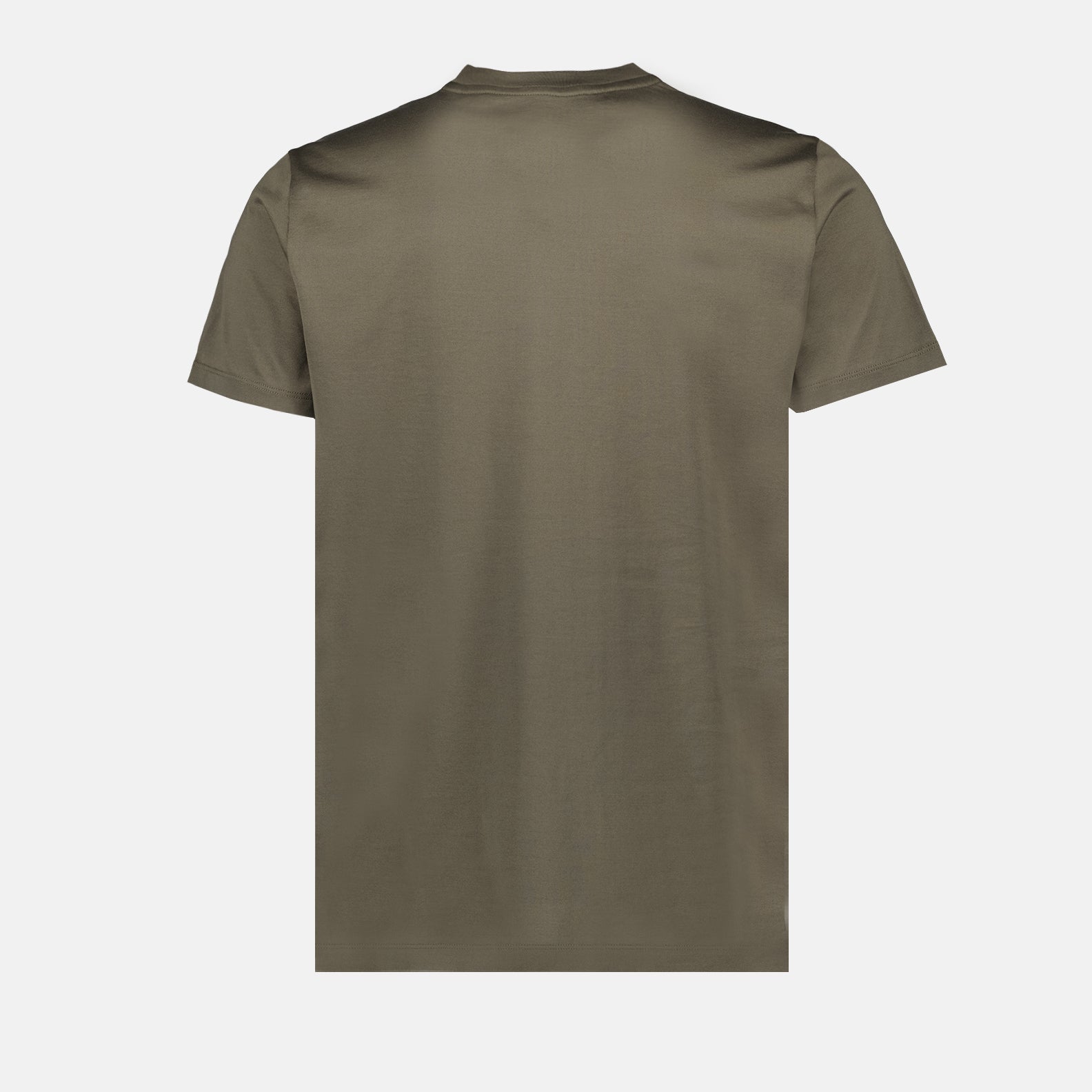 T-shirts Double logo t-shirt Moncler Khaki Man