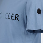 T-shirts Logo T-shirt Moncler Blue Man