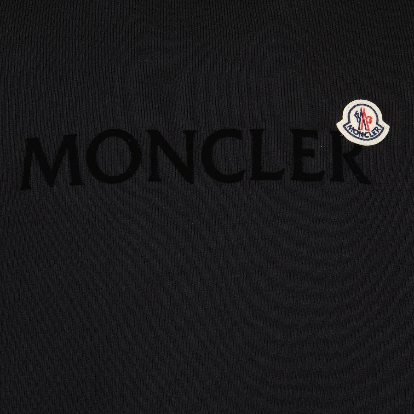 Sweatshirts Sweatshirt à double logo Moncler Noir Homme