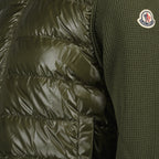 Vestes Veste bi-matière Moncler Vert Homme
