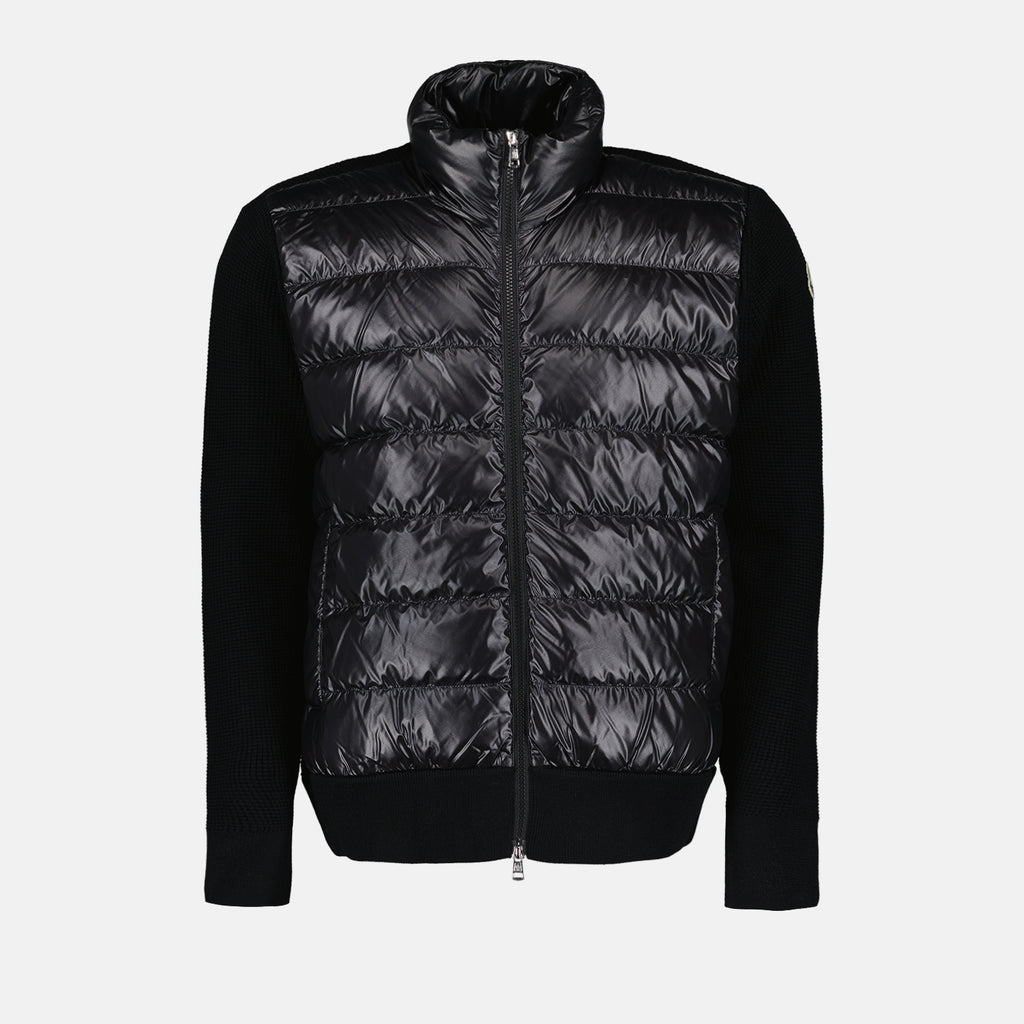 Vestes Veste bi-matière Moncler Noir Homme
