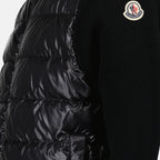 Vestes Veste bi-matière Moncler Noir Homme