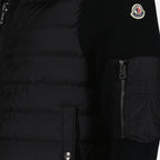 Jackets Bi-material jacket Moncler Black Homme