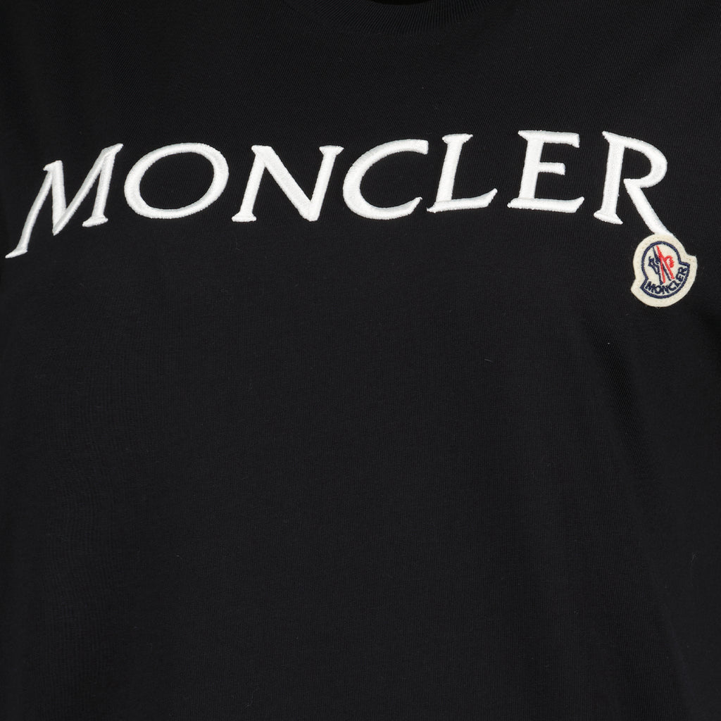 T-shirt T-shirt à logo Moncler Nero Femme