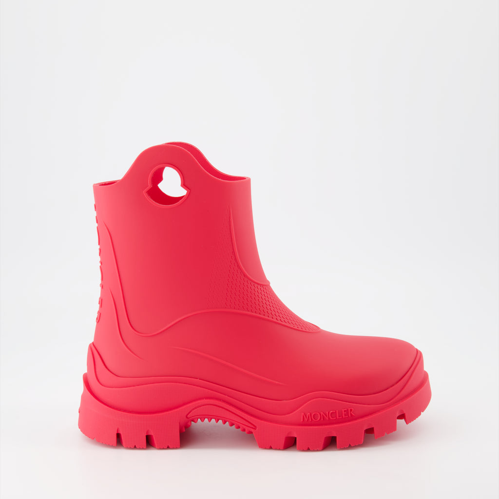 Bottines Bottes Misty Moncler Rose Femme