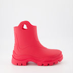 Bottines Bottes Misty Moncler Rose Femme