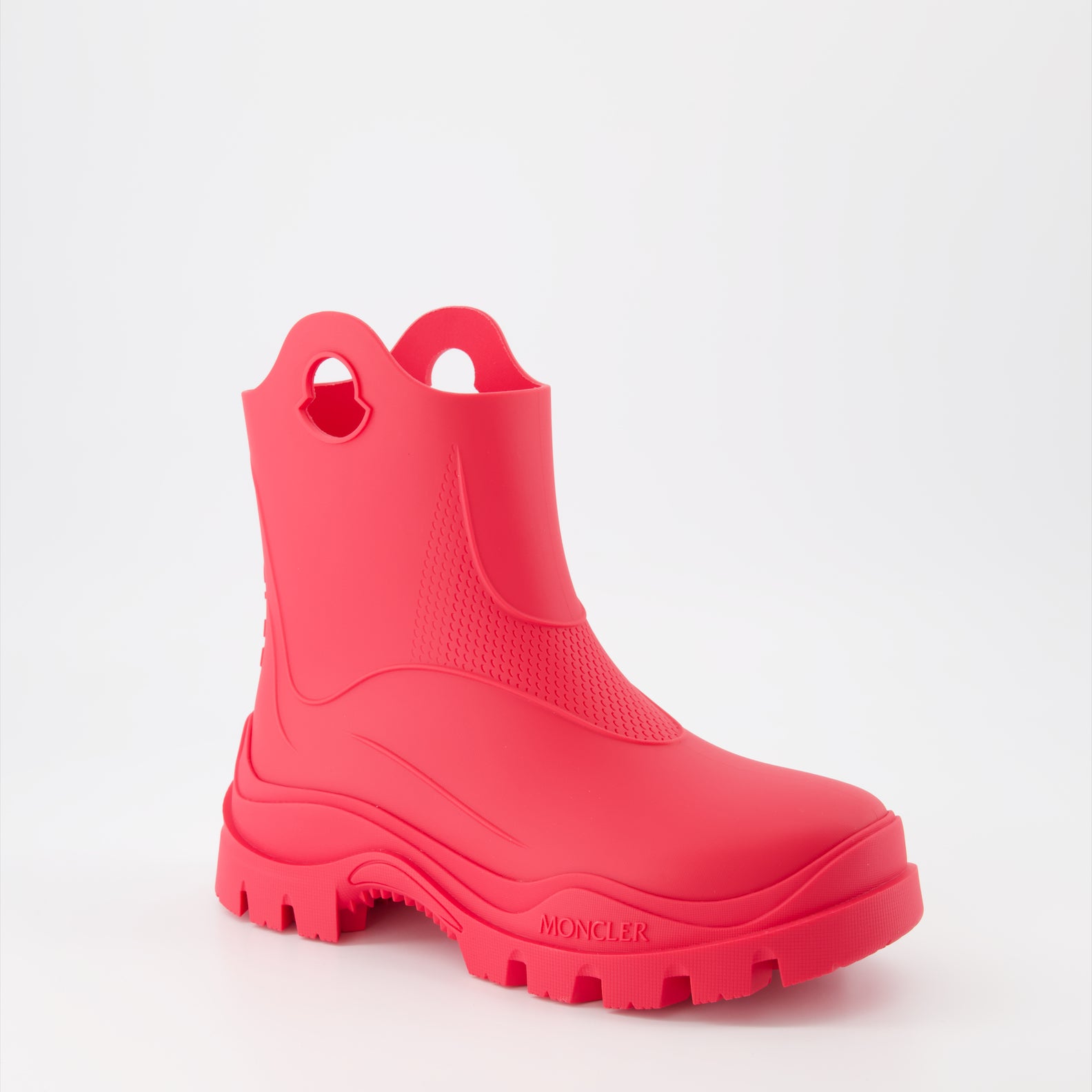 Bottines Bottes Misty Moncler Rose Femme