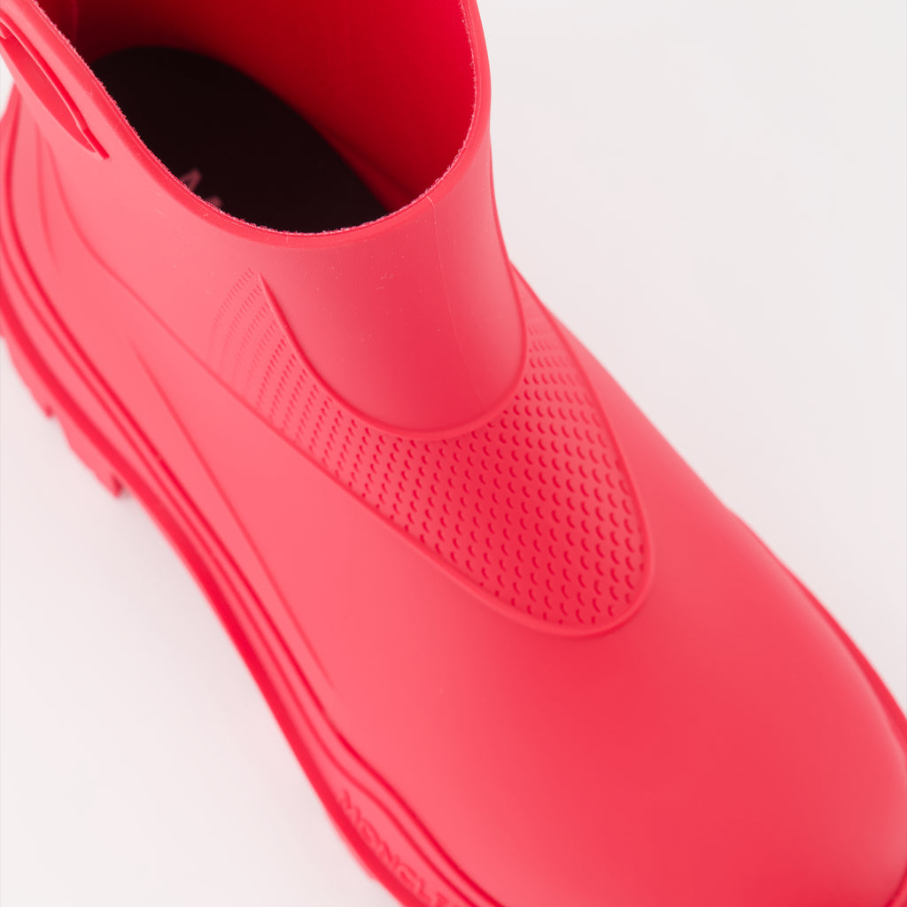 Bottines Bottes Misty Moncler Rose Femme