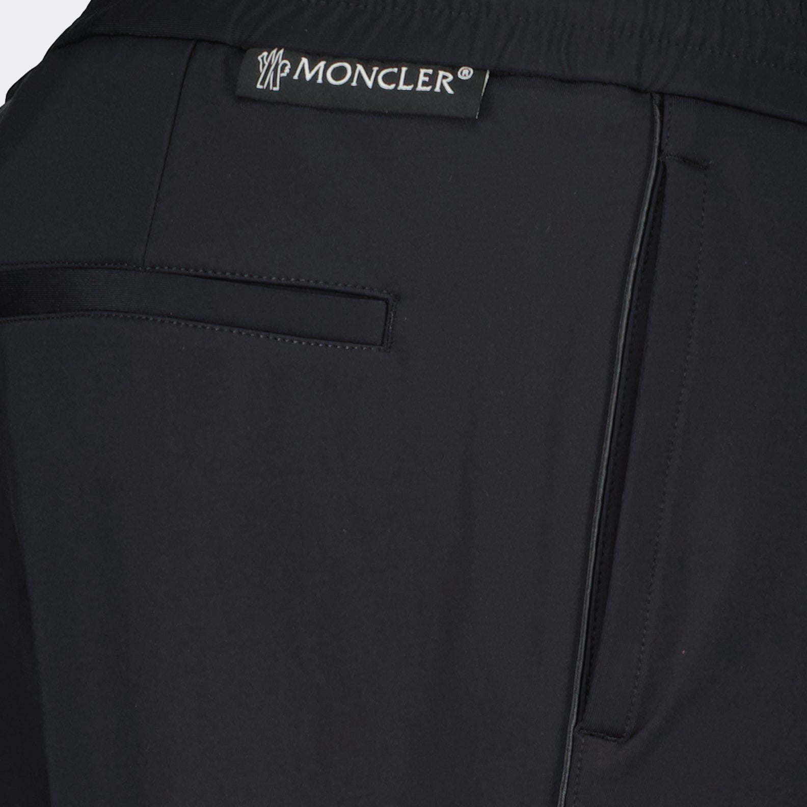 Pantalons Pantalon droit Moncler Noir Homme
