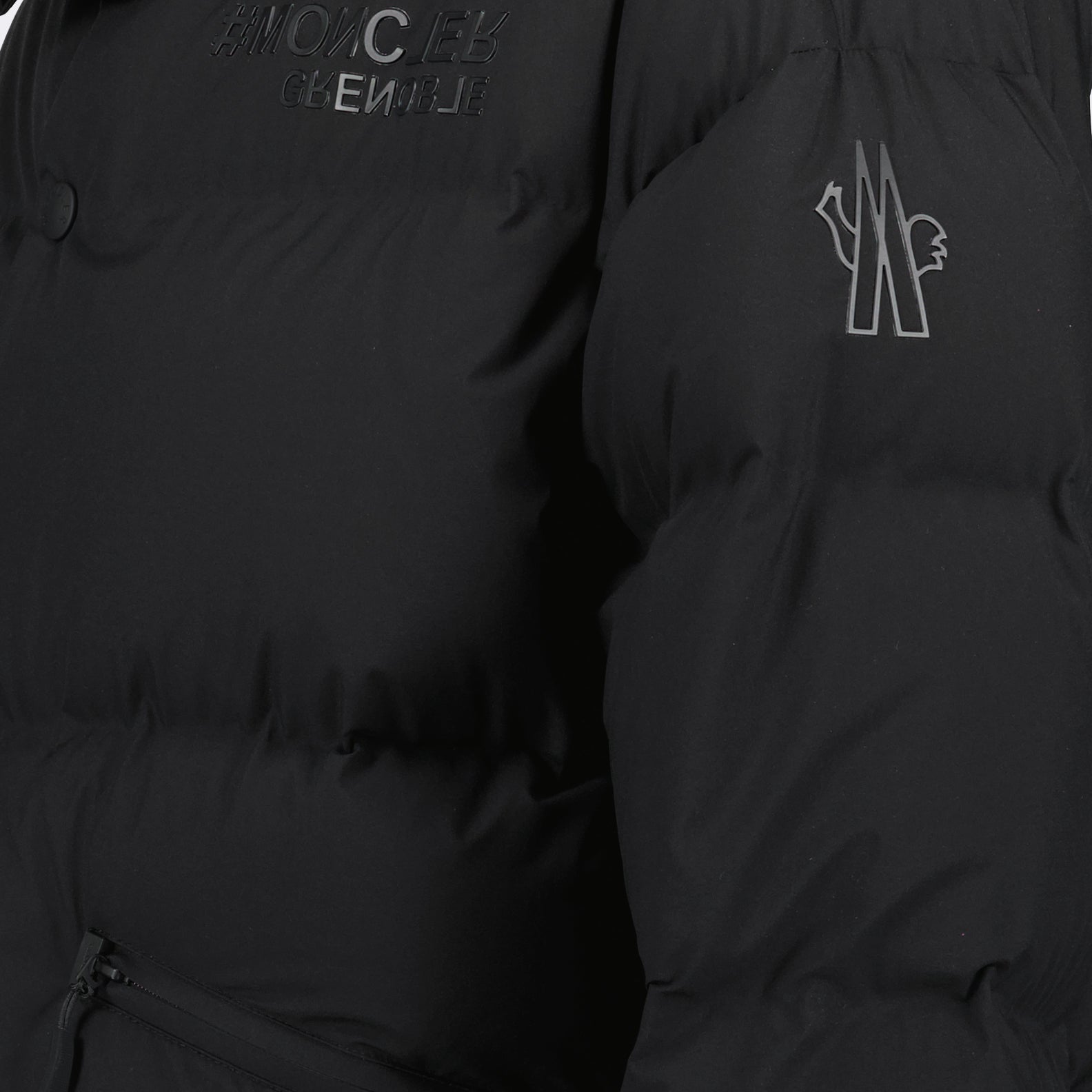 Casacos Doudoune Coraia Moncler Grenoble Preto Homme