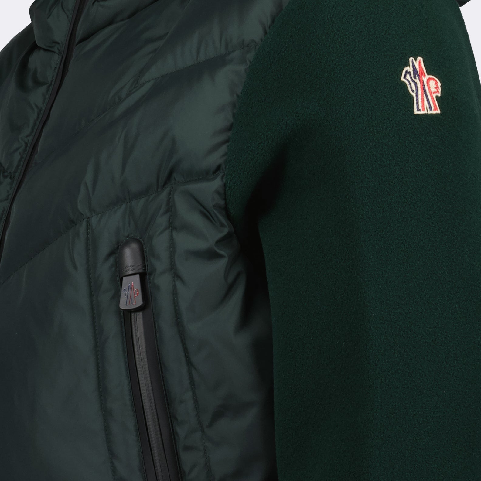 Vestes Veste bi-matière Moncler Grenoble Vert Homme