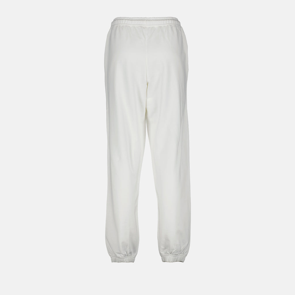 Pantalons Pantalon jogging à logo Moncler Blanc Femme