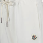 Pantalons Pantalon jogging à logo Moncler Blanc Femme