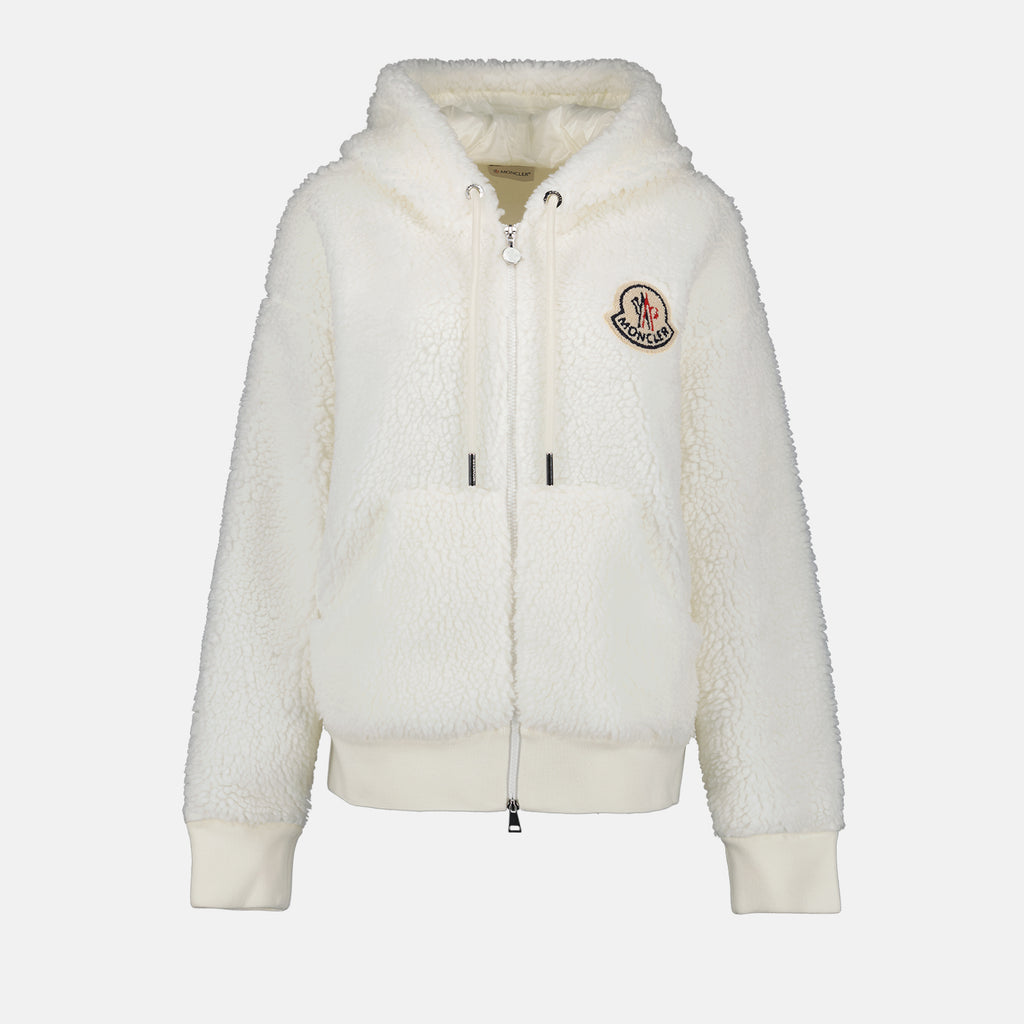 재킷 Veste en laine Moncler 하얀색 Femme
