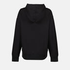 Sweatshirts Sweat à capuche double logo Moncler Noir Femme