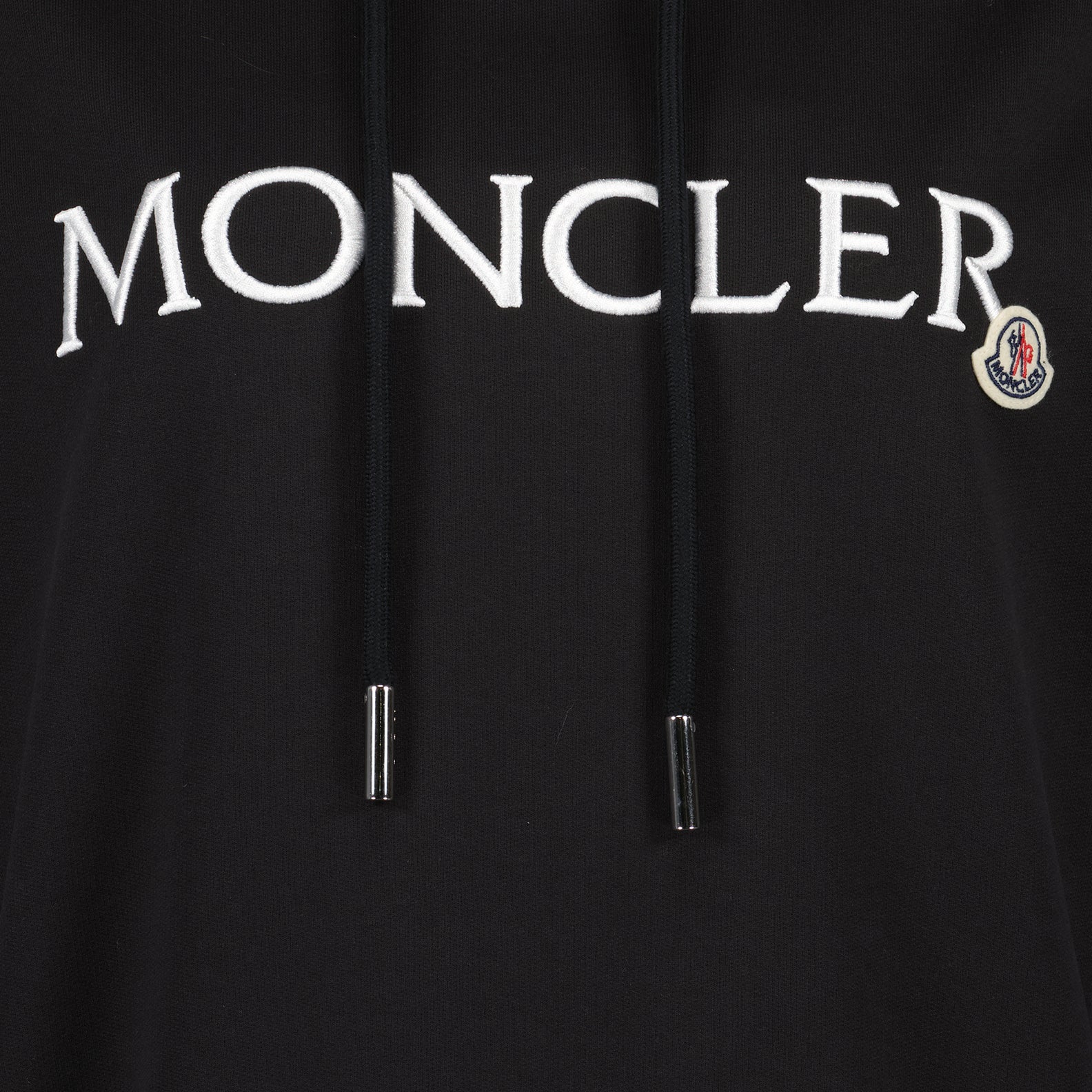 Sweatshirts Sweat à capuche double logo Moncler Noir Femme