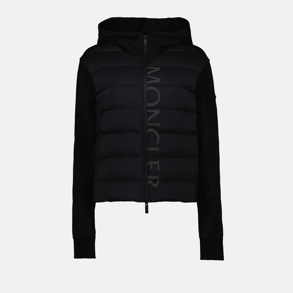 재킷 Veste bi-matière Moncler 검은색 Femme