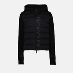 재킷 Veste bi-matière Moncler 검은색 Femme