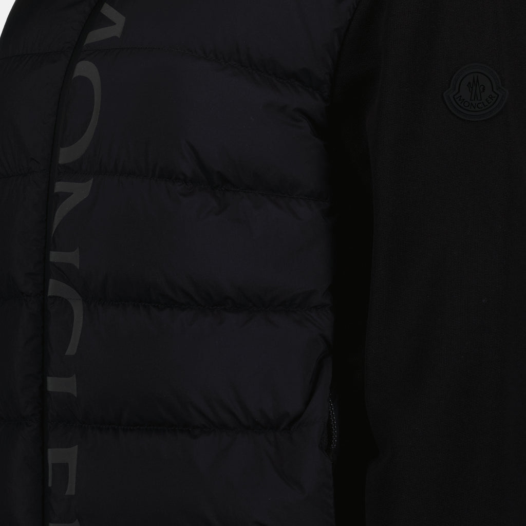 재킷 Veste bi-matière Moncler 검은색 Femme