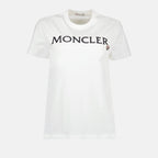 T-shirt T-shirt à logo Moncler Bianco Femme