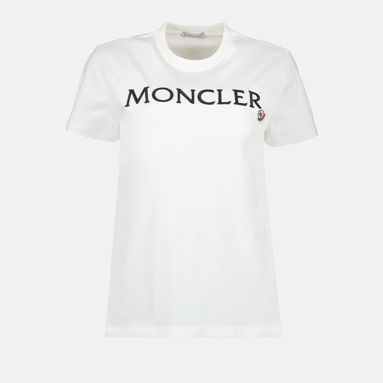 T-shirt T-shirt à logo Moncler Bianco Femme
