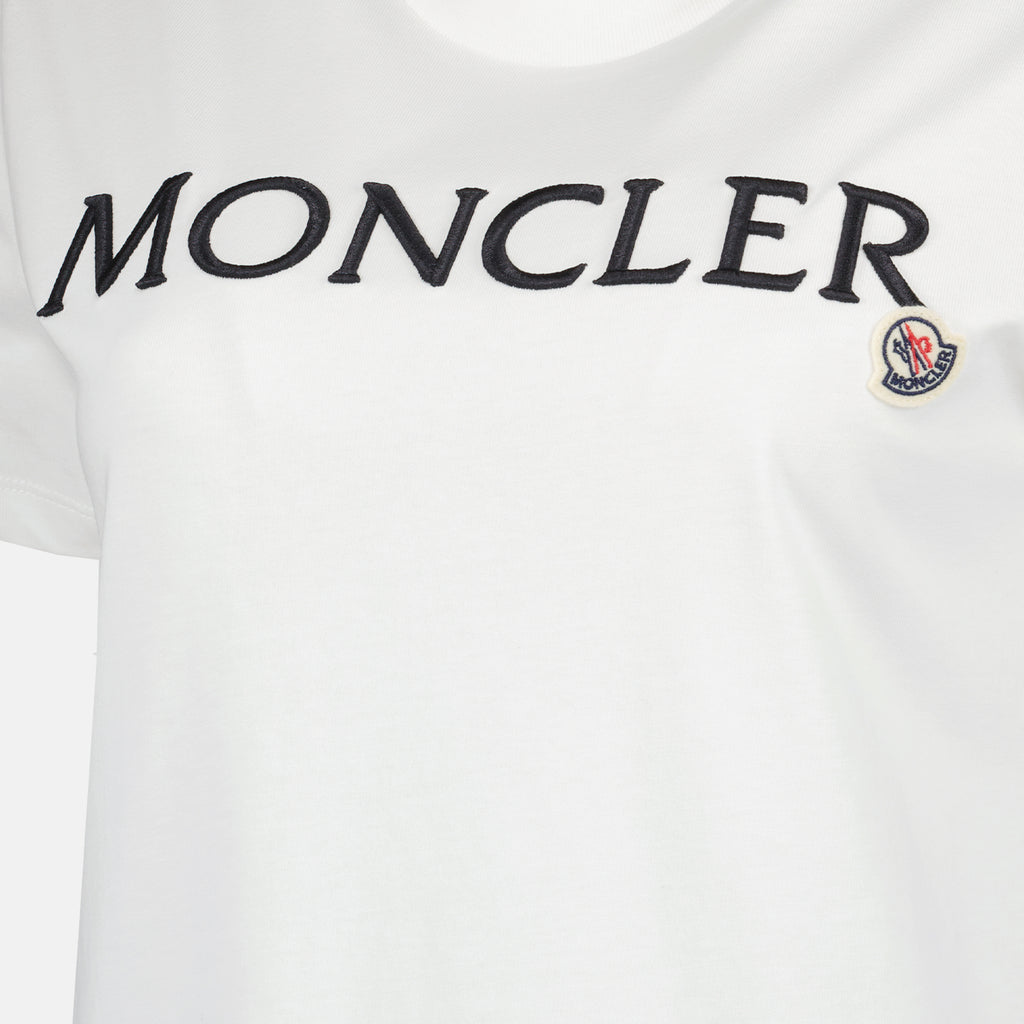 T-shirt T-shirt à logo Moncler Bianco Femme