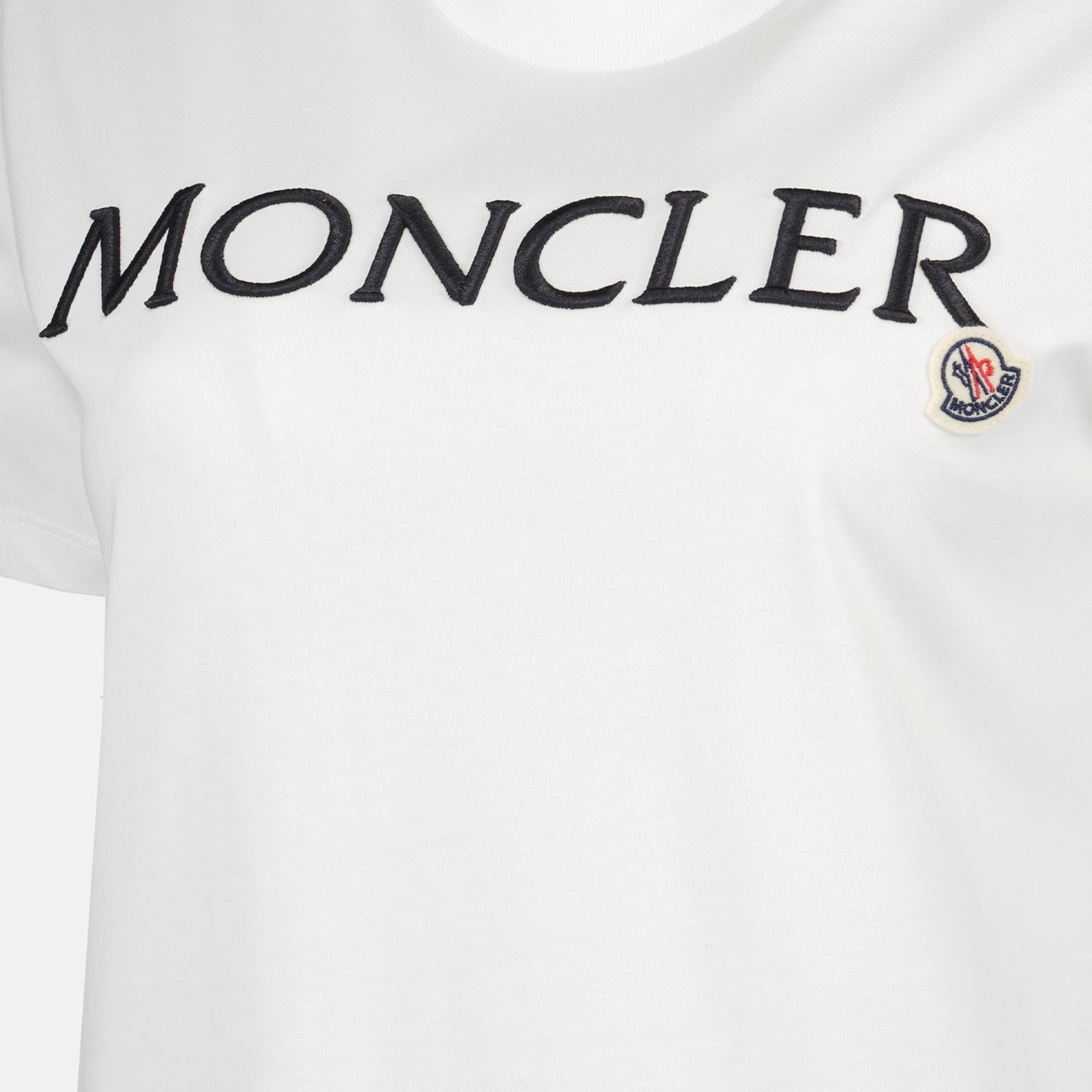 T-shirt T-shirt à logo Moncler Bianco Femme
