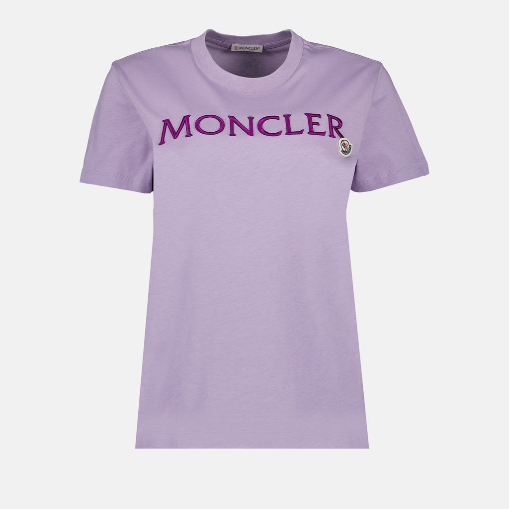 T-shirts Logo T-shirt Moncler Purple Women