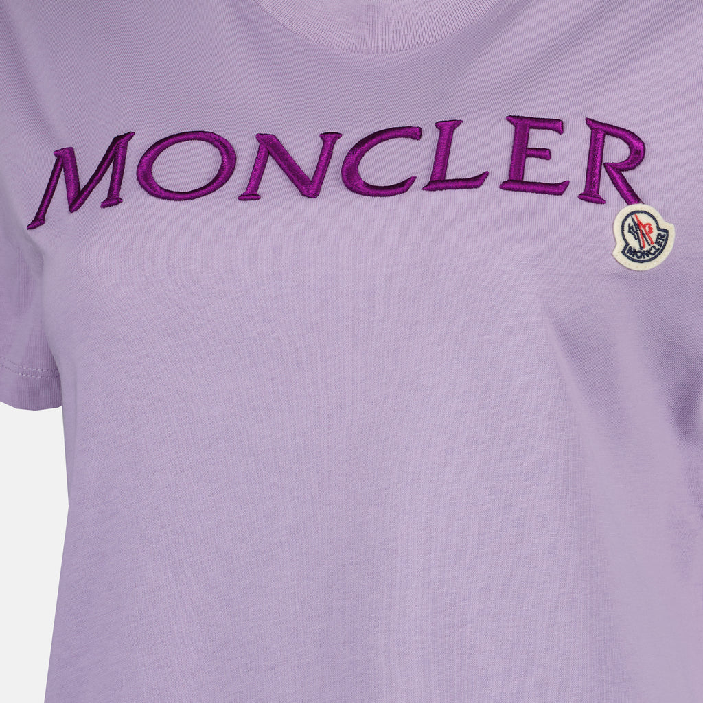 T-shirts Logo T-shirt Moncler Purple Women