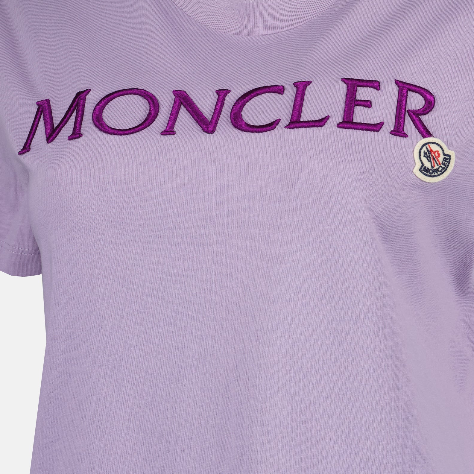 T-shirts Logo T-shirt Moncler Purple Women