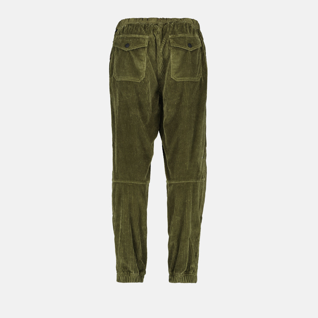 Hosen Corduroy Pants Moncler Grenoble Khaki Homme