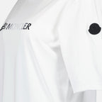 T-shirts Double logo t-shirt Moncler White Women