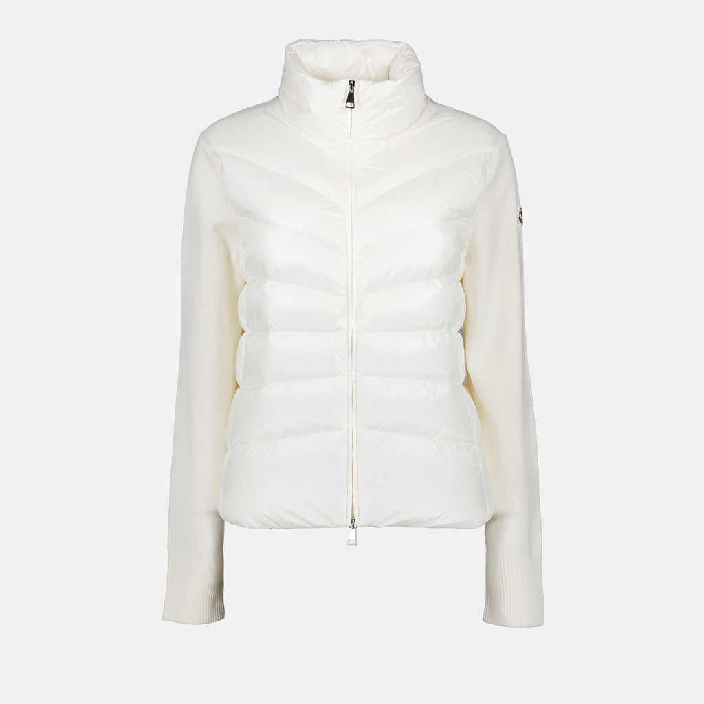 재킷 Veste bi-matière Moncler 하얀색 Femme