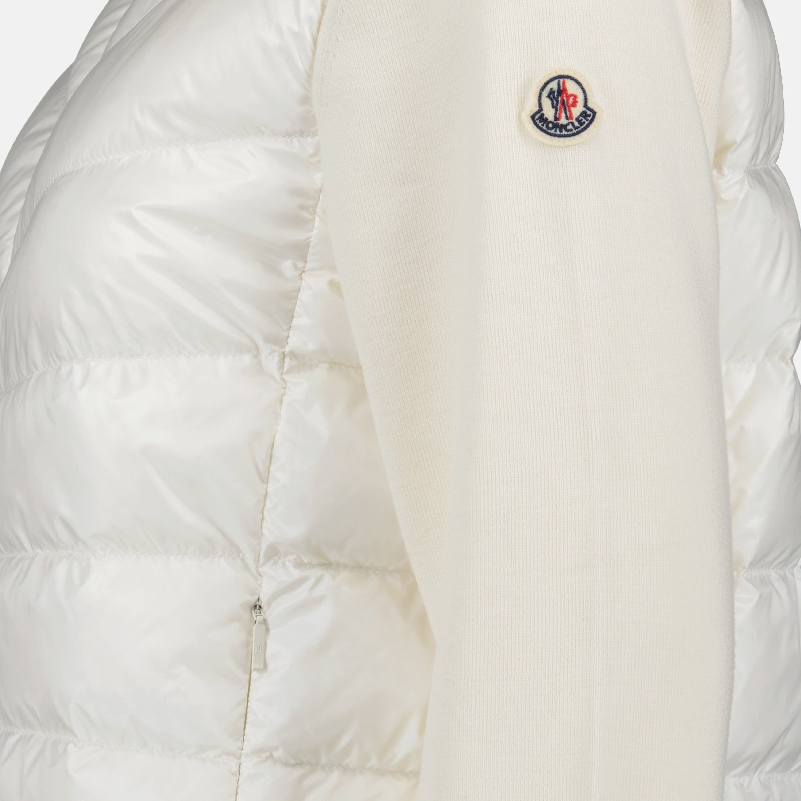 재킷 Veste bi-matière Moncler 하얀색 Femme