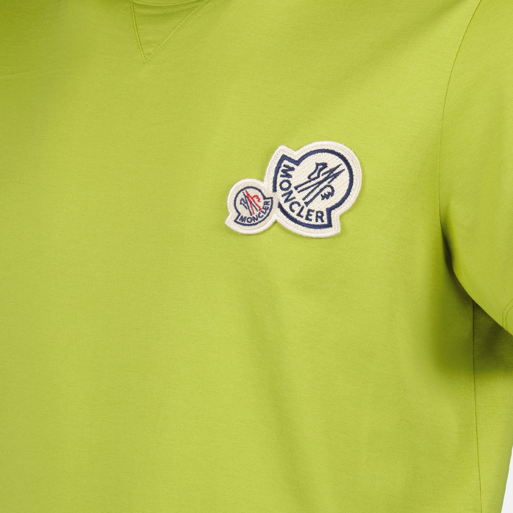 T-shirts Double logo t-shirt Moncler Green Man