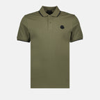 Polo shirts Logo polo shirt Moncler Khaki Man