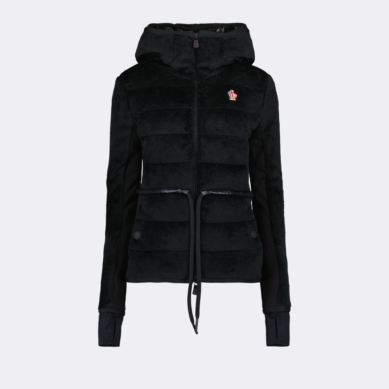 Quilted fleece jacket