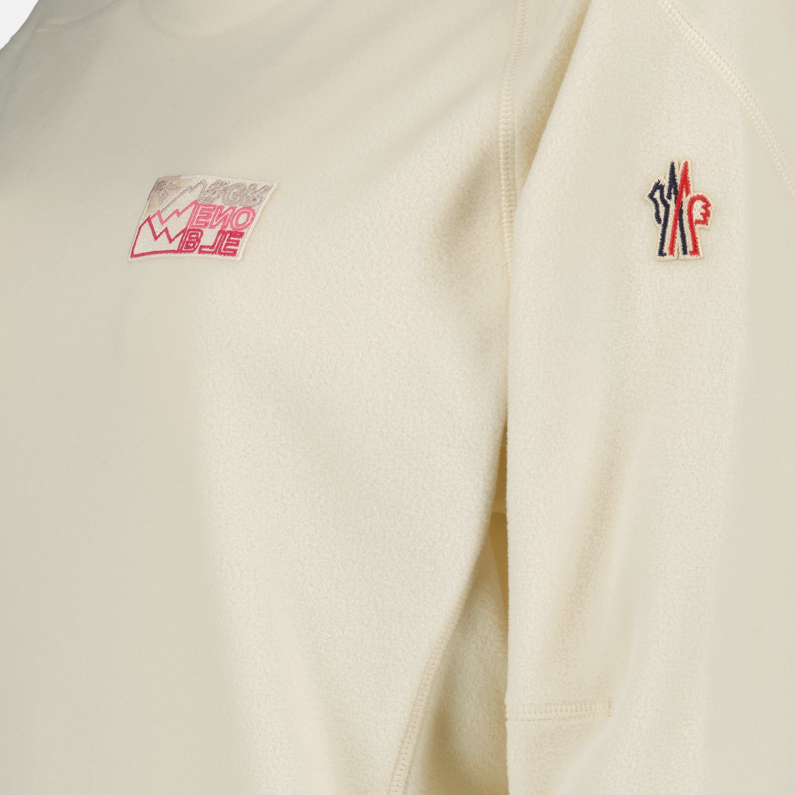 Sweatshirts Sweatshirt à logo Moncler Grenoble Beige Femme