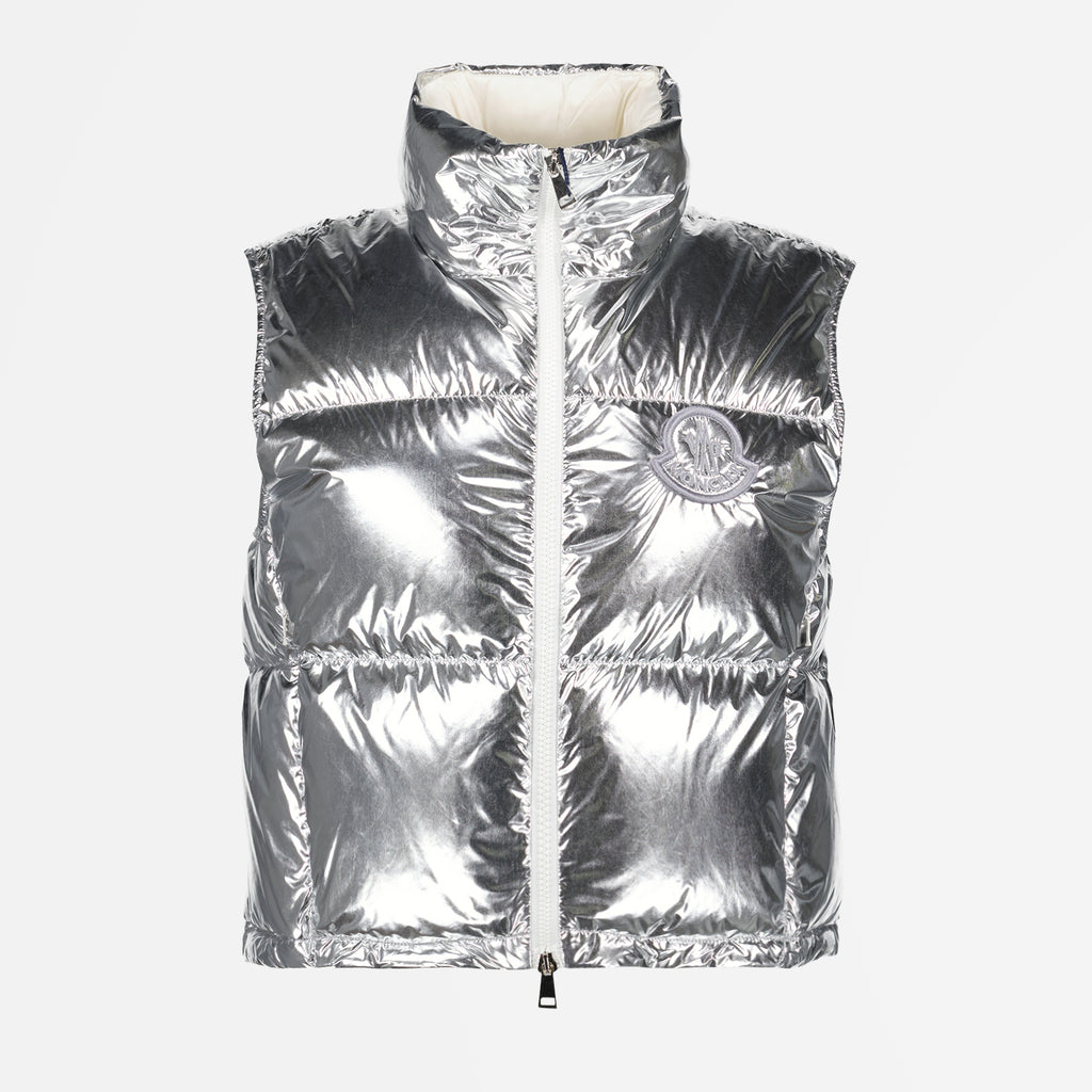 Casacos Doudoune Blavet Moncler Prata Femme